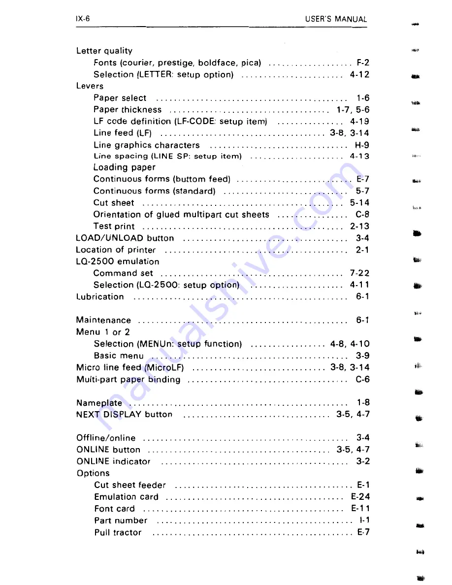 Fujitsu DL4400 User Manual Download Page 288