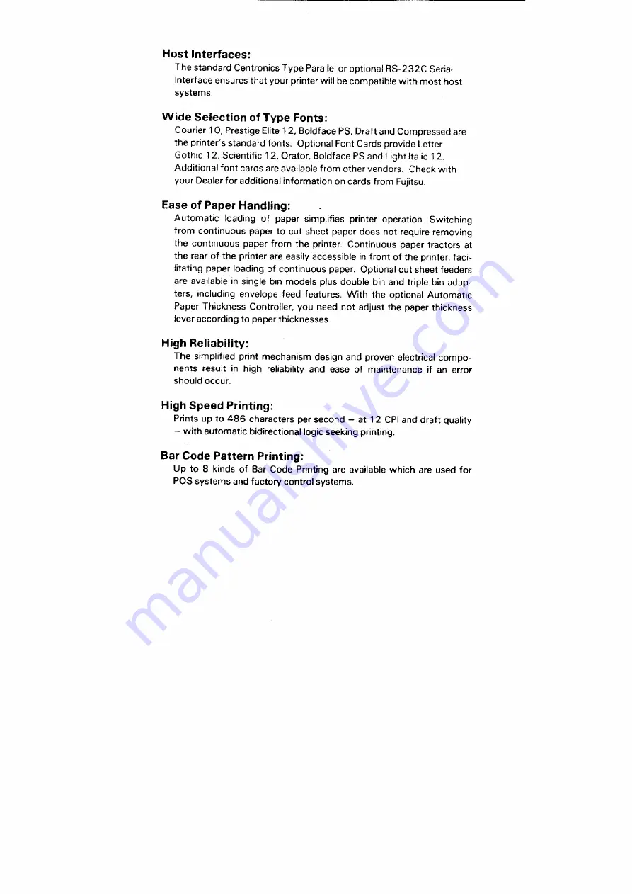 Fujitsu DL5600 User Manual Download Page 9