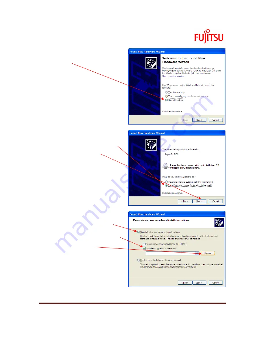 Fujitsu DL7400 Installation Manual Download Page 14