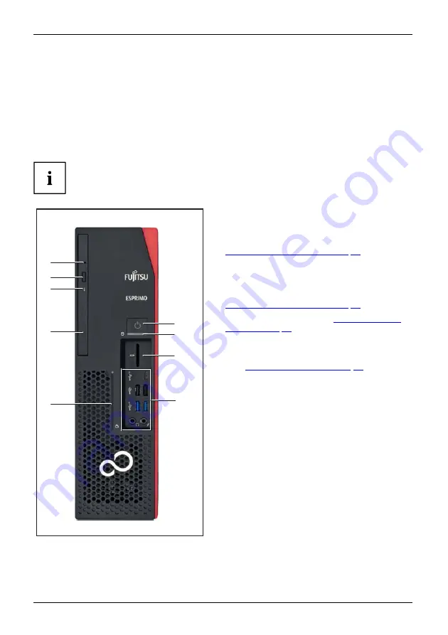 Fujitsu ESPRIMO D53 Series Operating Manual Download Page 12