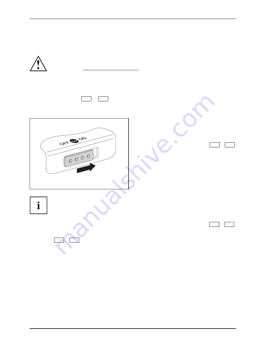 Fujitsu ESPRIMO Mobile V6505 Easy Manual Download Page 22