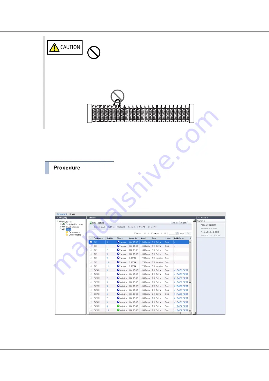 Fujitsu ETERNUS DX100 S3 Configuration Manual Download Page 98