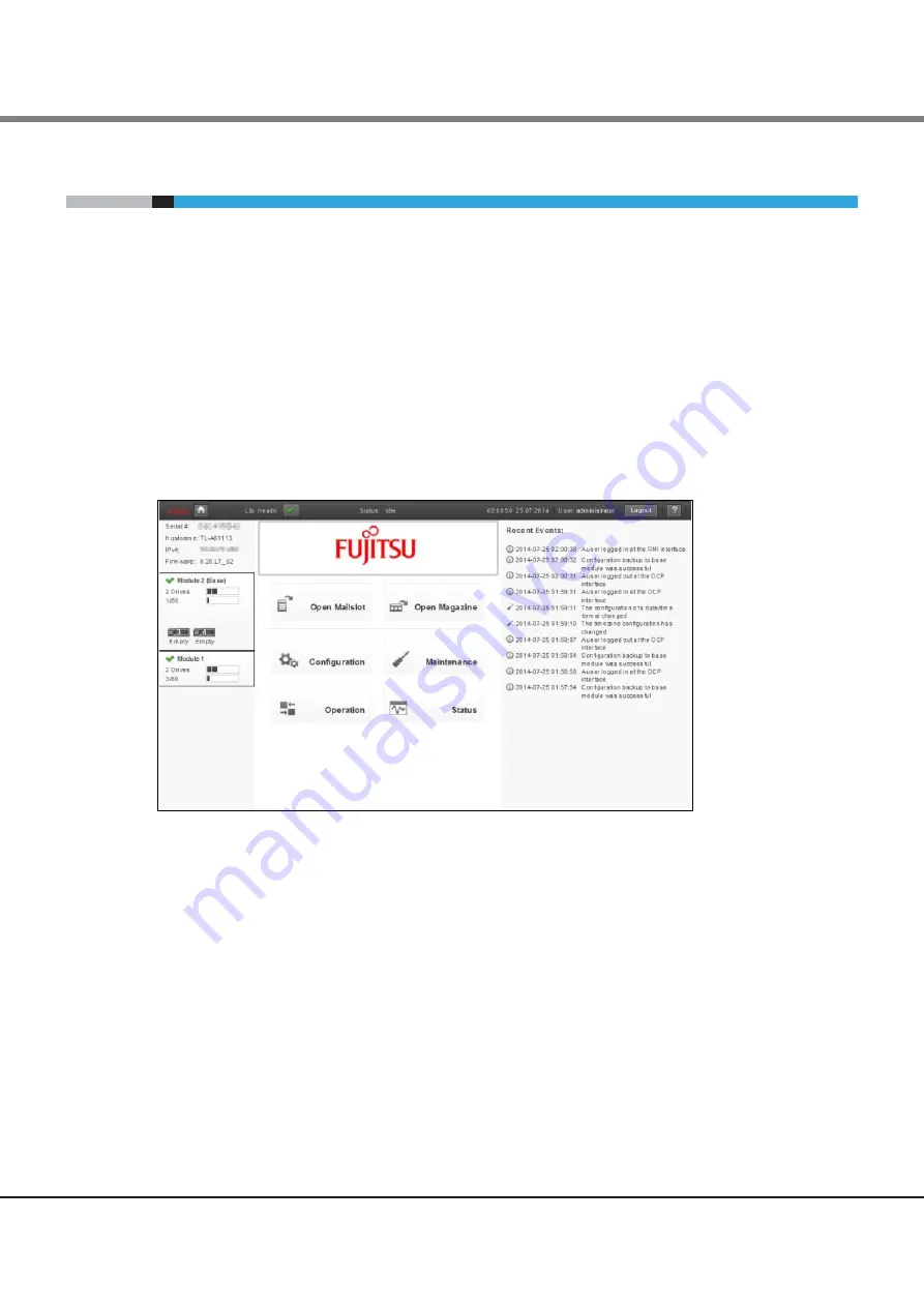 Fujitsu ETERNUS LT260 User Manual Download Page 19