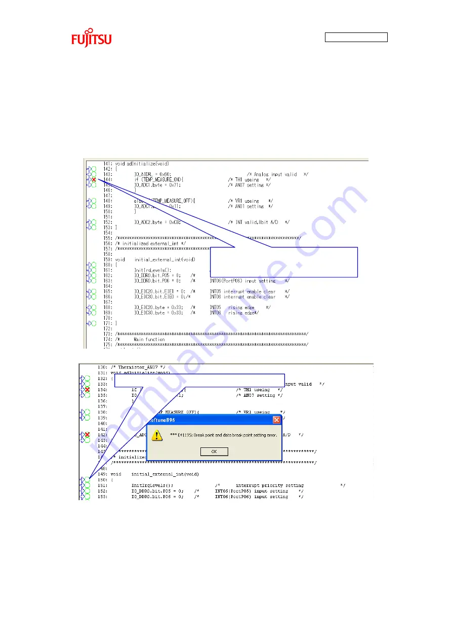 Fujitsu F2MC-8FX Series User Manual Download Page 57