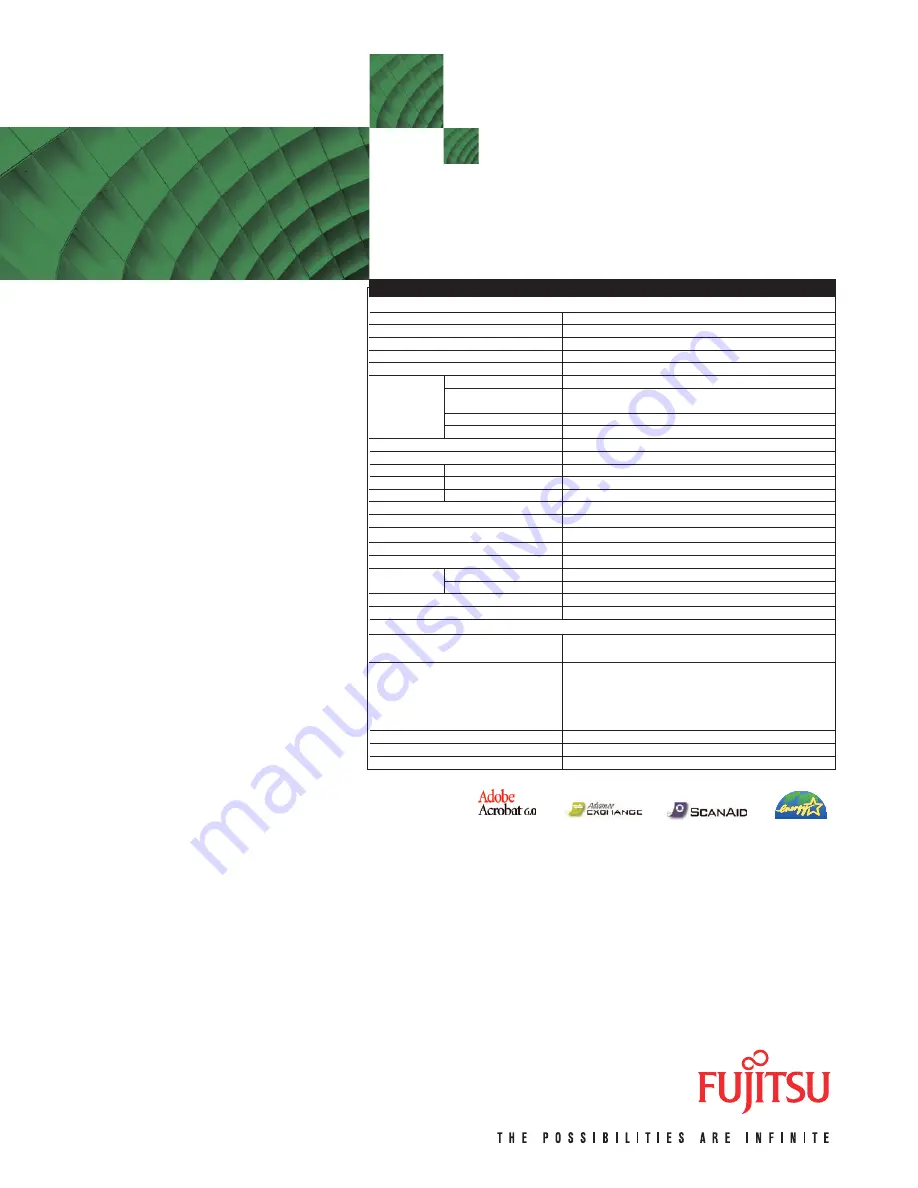 Fujitsu FI-4010CU Specification Sheet Download Page 2