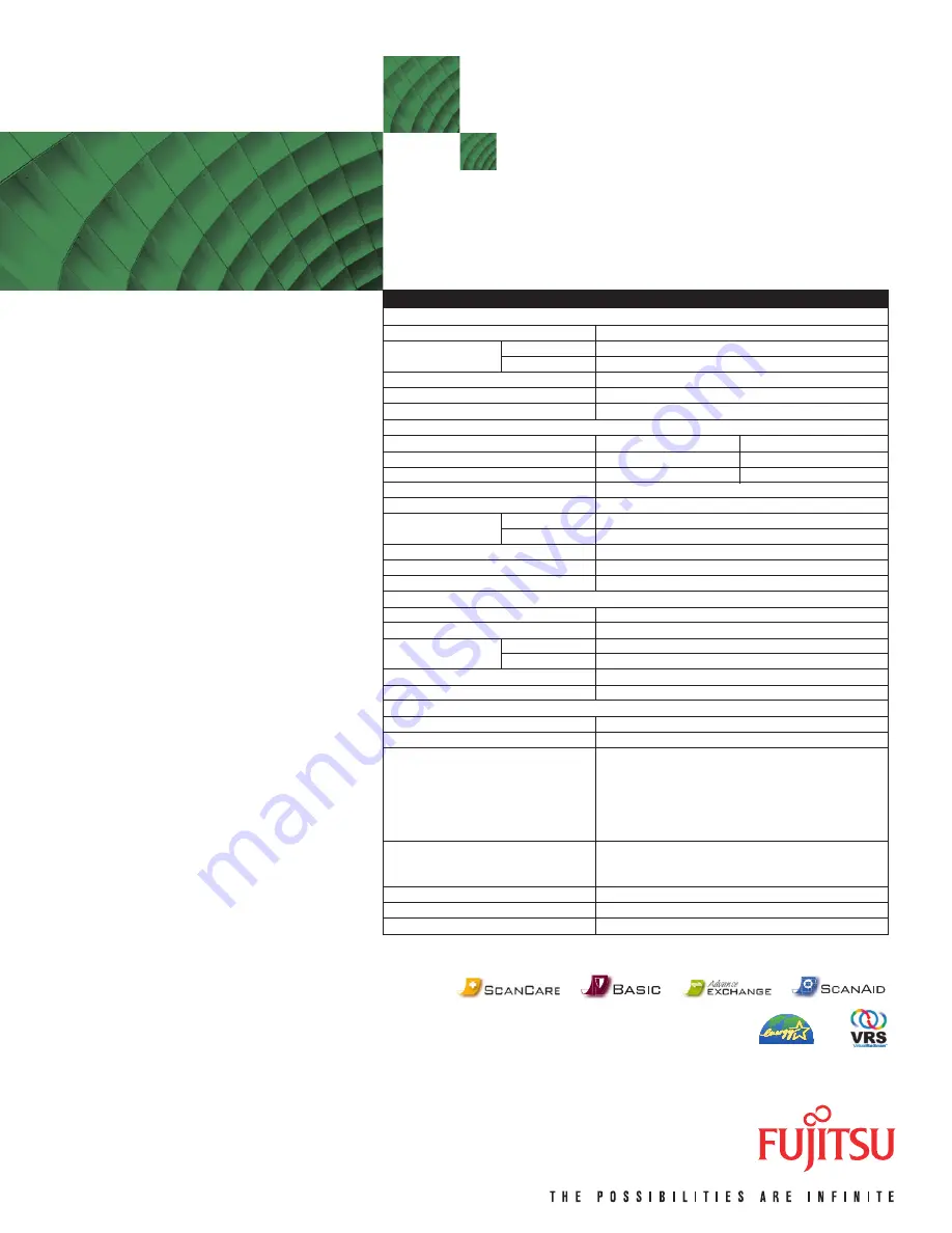 Fujitsu fi-4530C Brochure & Specs Download Page 2