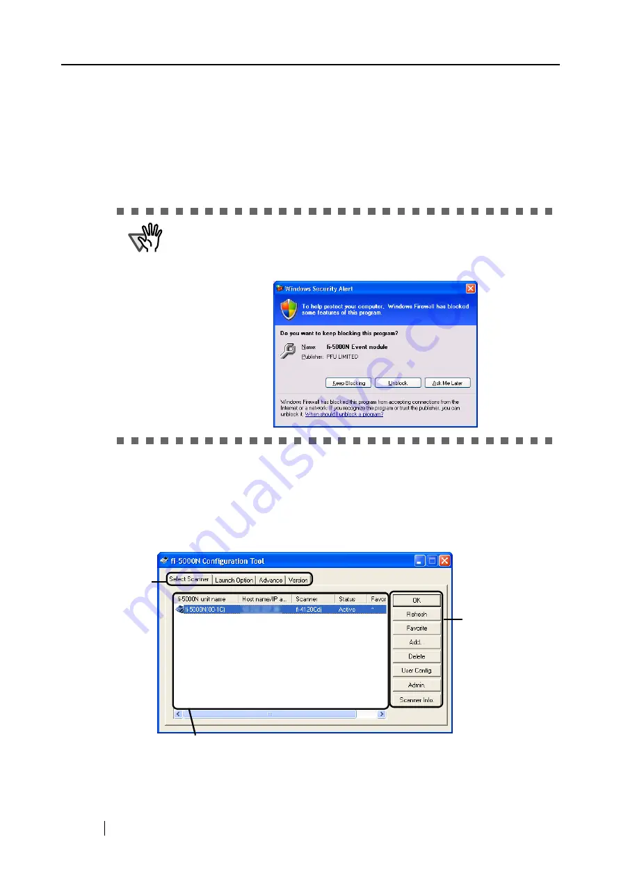 Fujitsu fi-5000N Скачать руководство пользователя страница 58