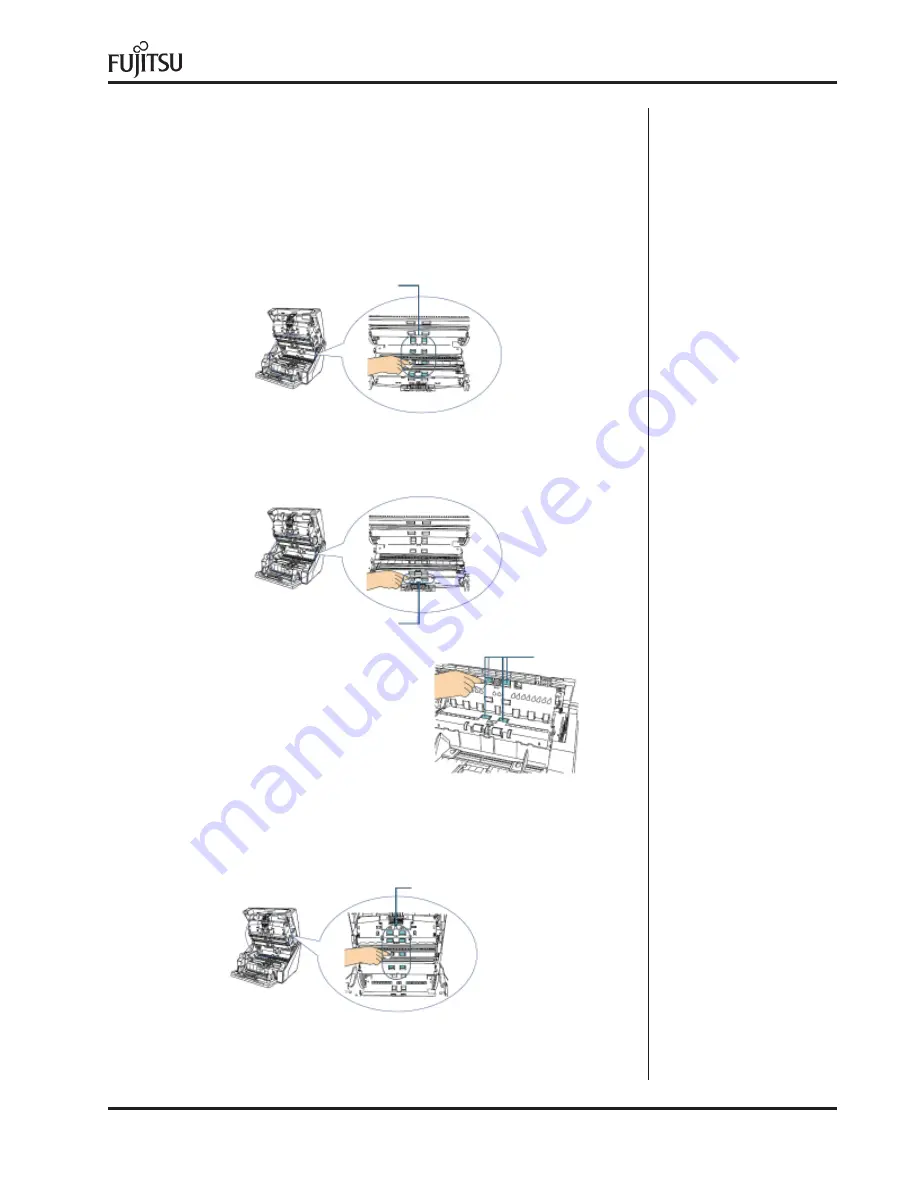 Fujitsu fi-6800 Consumable Replacement And Cleaning Instructions Download Page 19