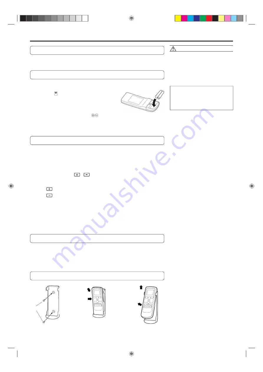 Fujitsu GENERAL AOWG18LFC Operating Manual Download Page 6