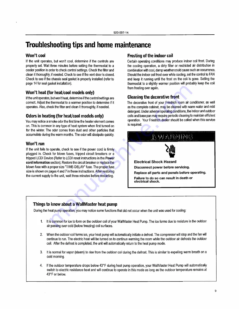 Fujitsu Halcyon AOU12CQ Operating Manual Download Page 28