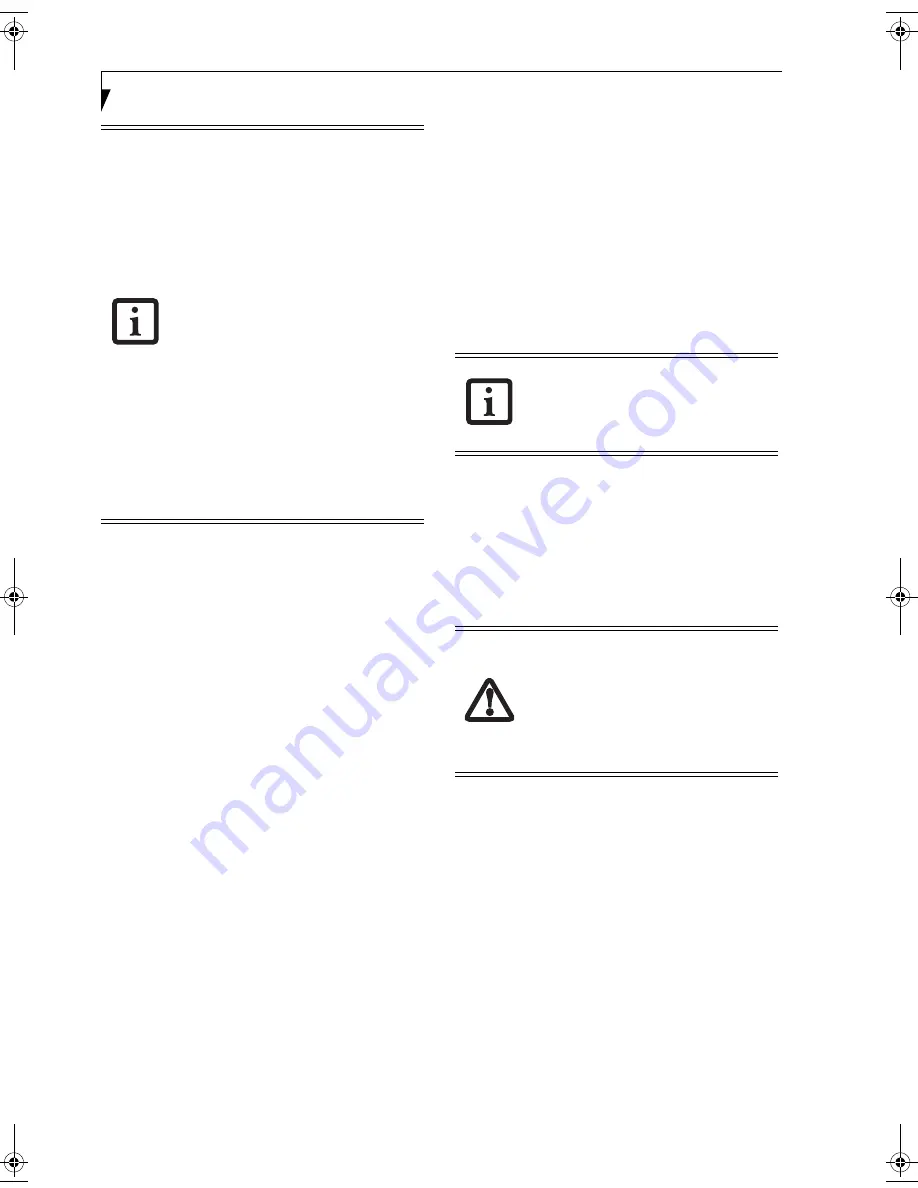 Fujitsu Lifebook C2310 User Manual Download Page 38