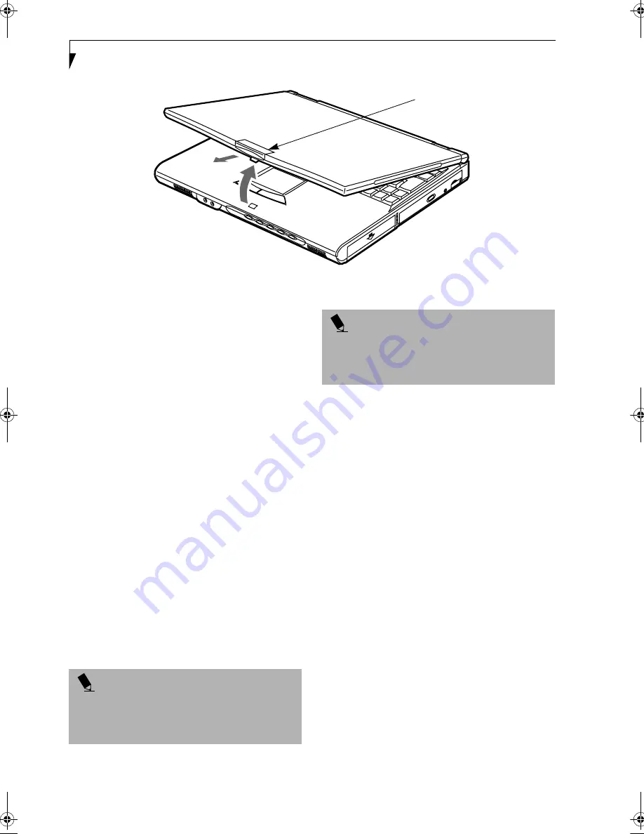 Fujitsu LifeBook E-6555 User Manual Download Page 42