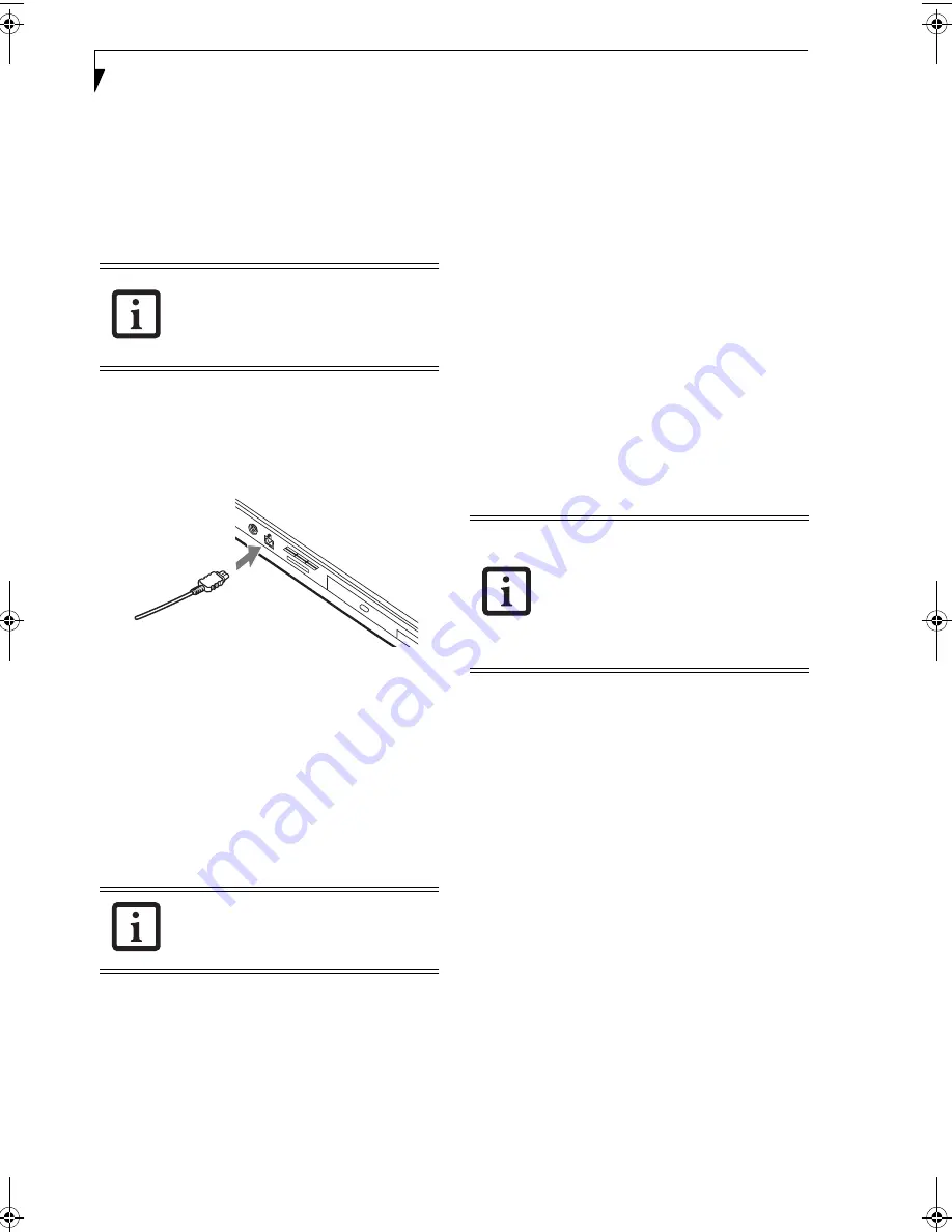 Fujitsu LifeBook E8000 User Manual Download Page 58