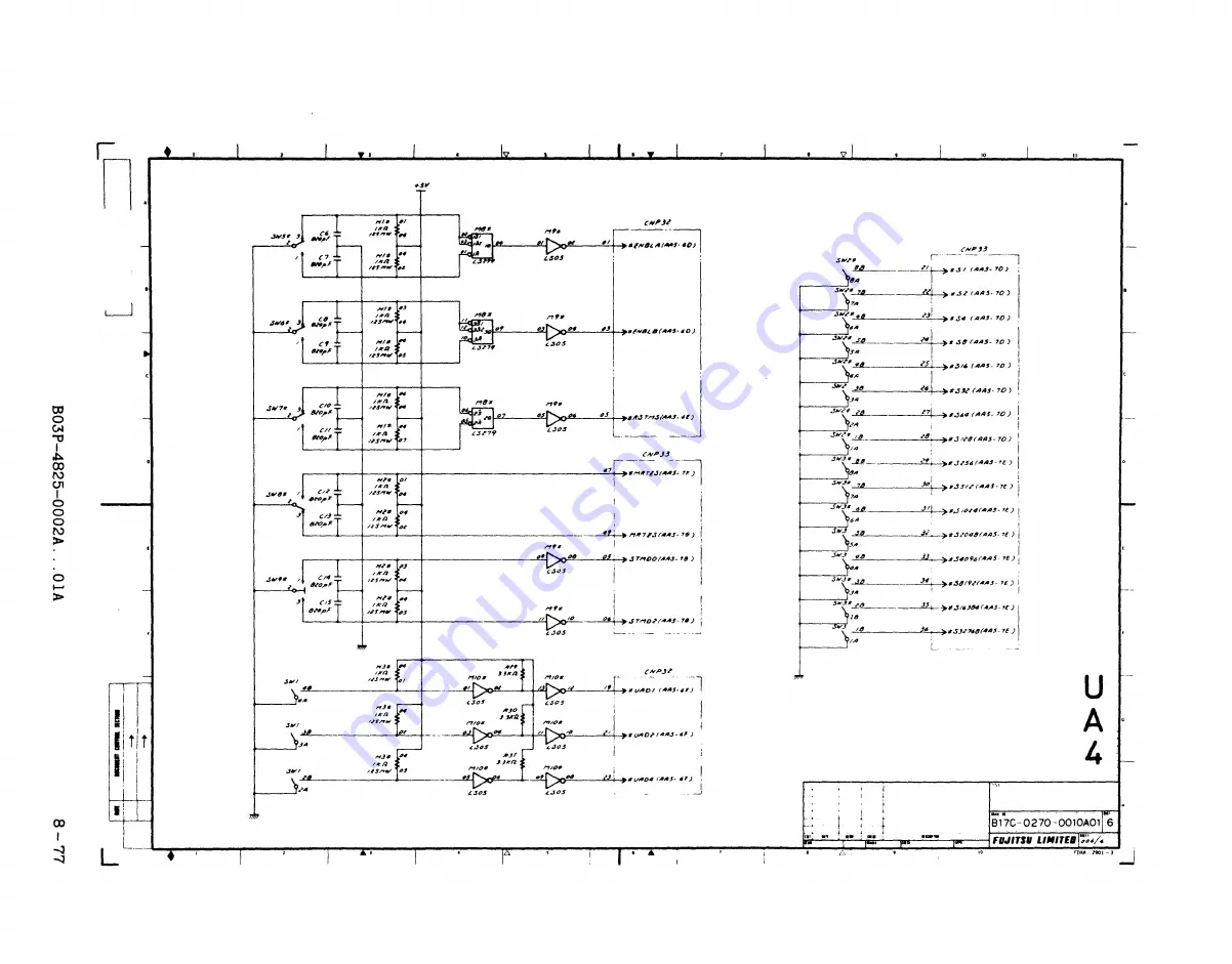 Fujitsu M2361A Customer Engineering Manual Download Page 326