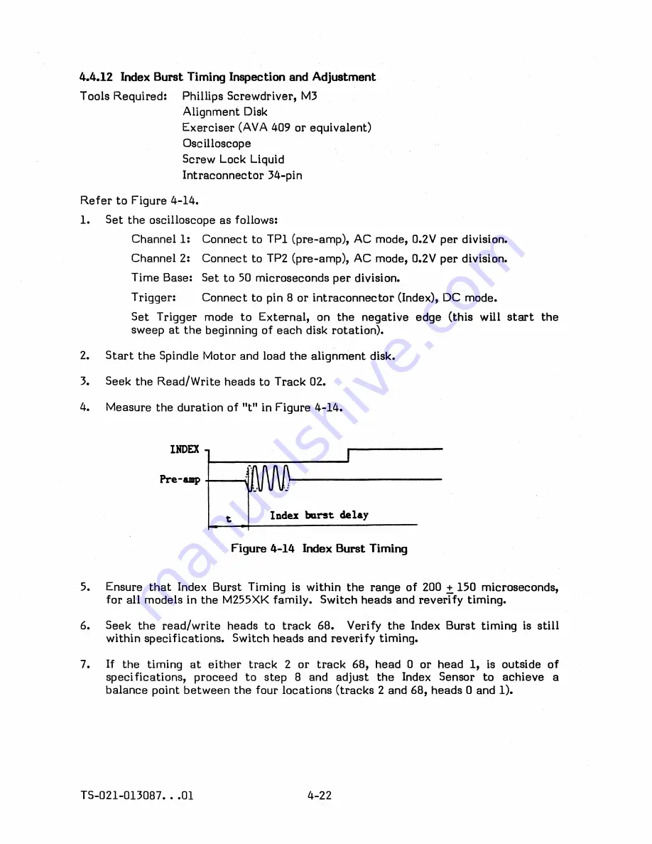 Fujitsu M255XK Customer Engineering Manual Download Page 54