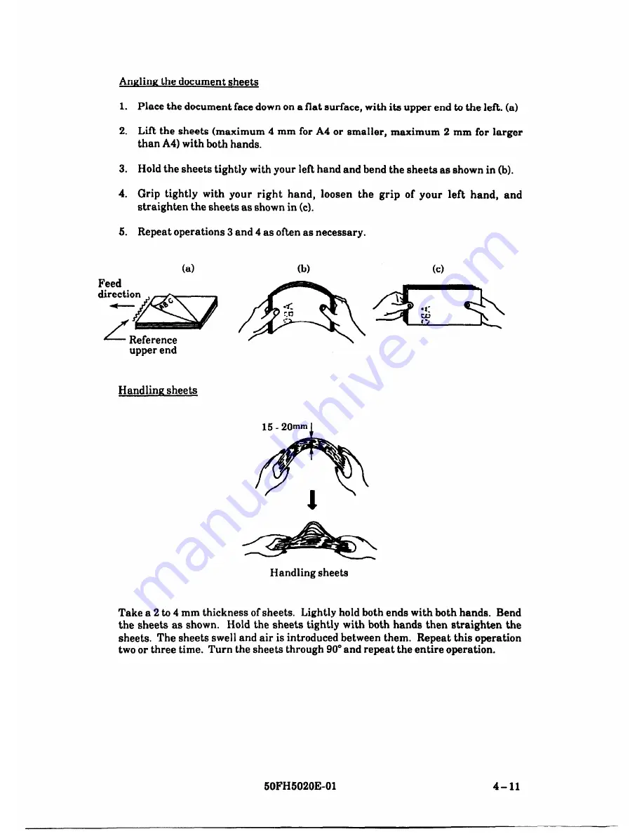 Fujitsu M3096E+ Operator'S Manual Download Page 37