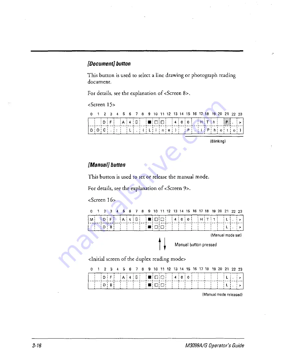 Fujitsu M3099A Operator'S Manual Download Page 42