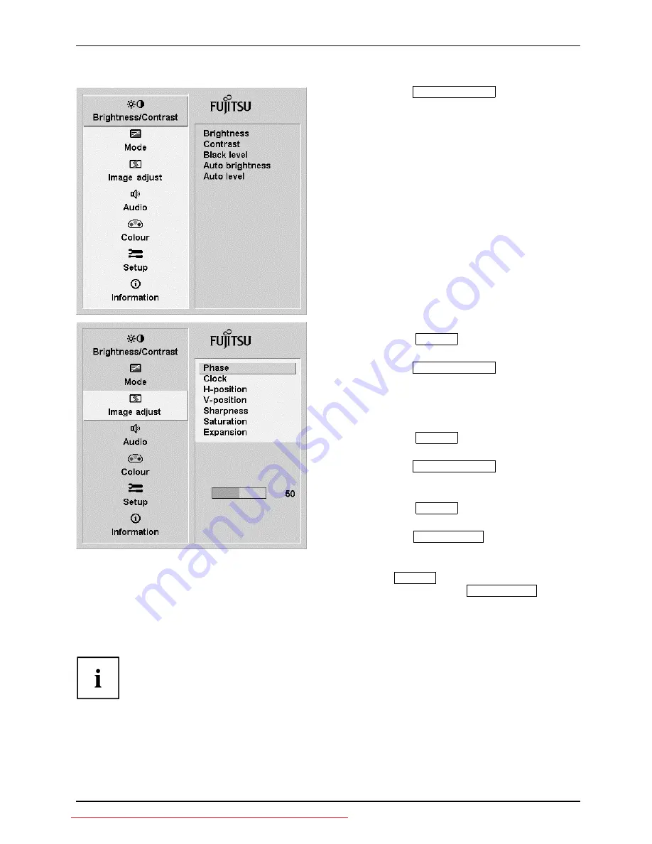 Fujitsu P22W-5 ECO Operating Manual Download Page 27