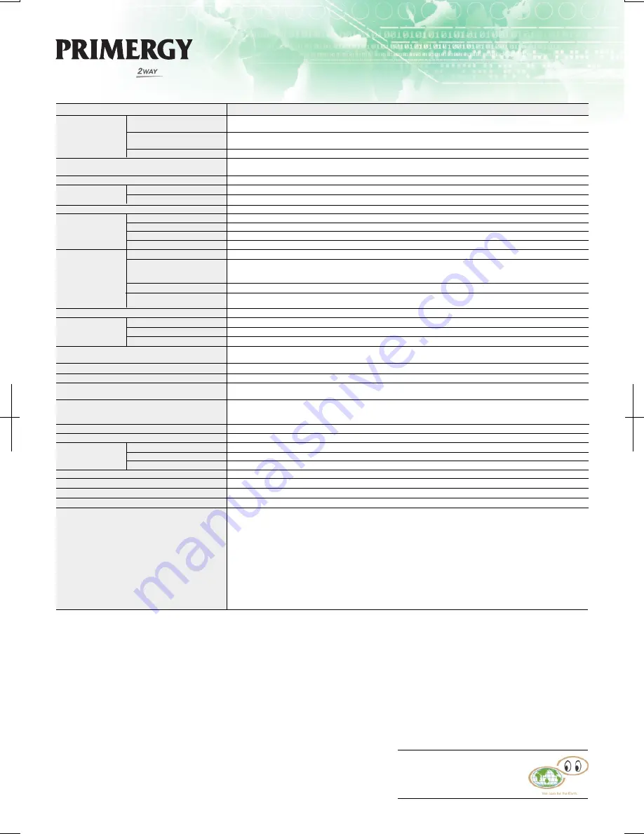 Fujitsu Primergy RX300 S3 Specifications Download Page 2