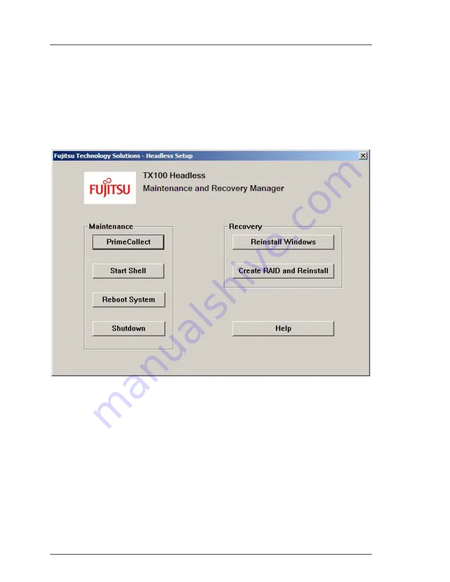 Fujitsu PRIMERGY TX100 S3 Operating Manual Download Page 62