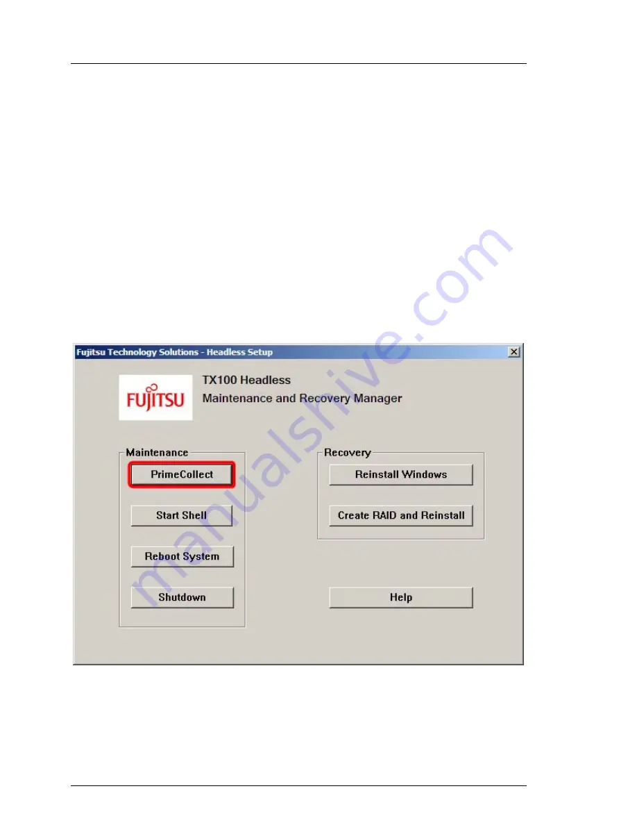 Fujitsu PRIMERGY TX100 S3 Operating Manual Download Page 64