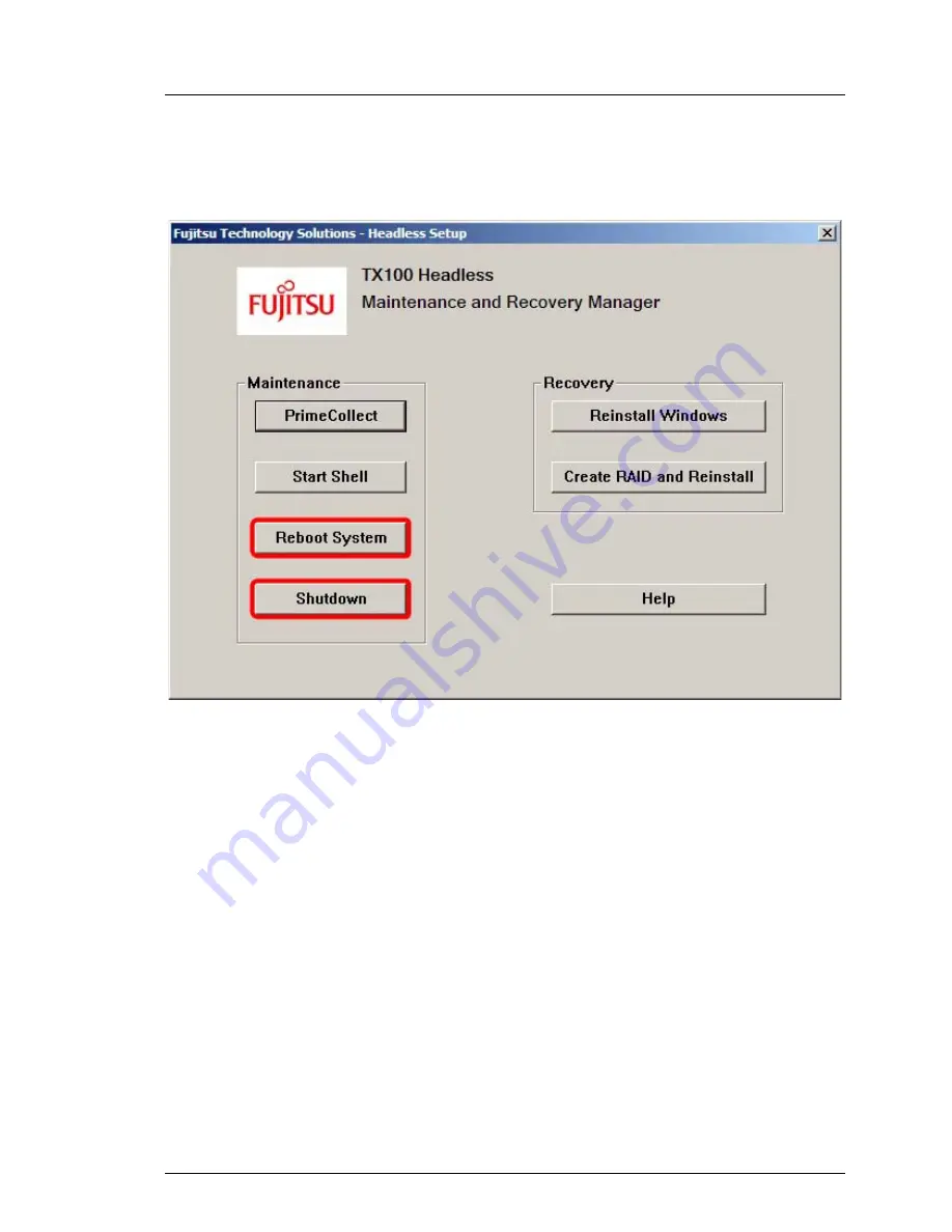 Fujitsu PRIMERGY TX100 S3 Operating Manual Download Page 69