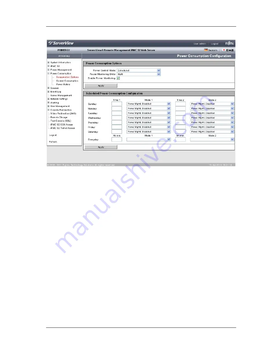 Fujitsu Remote Management Скачать руководство пользователя страница 203