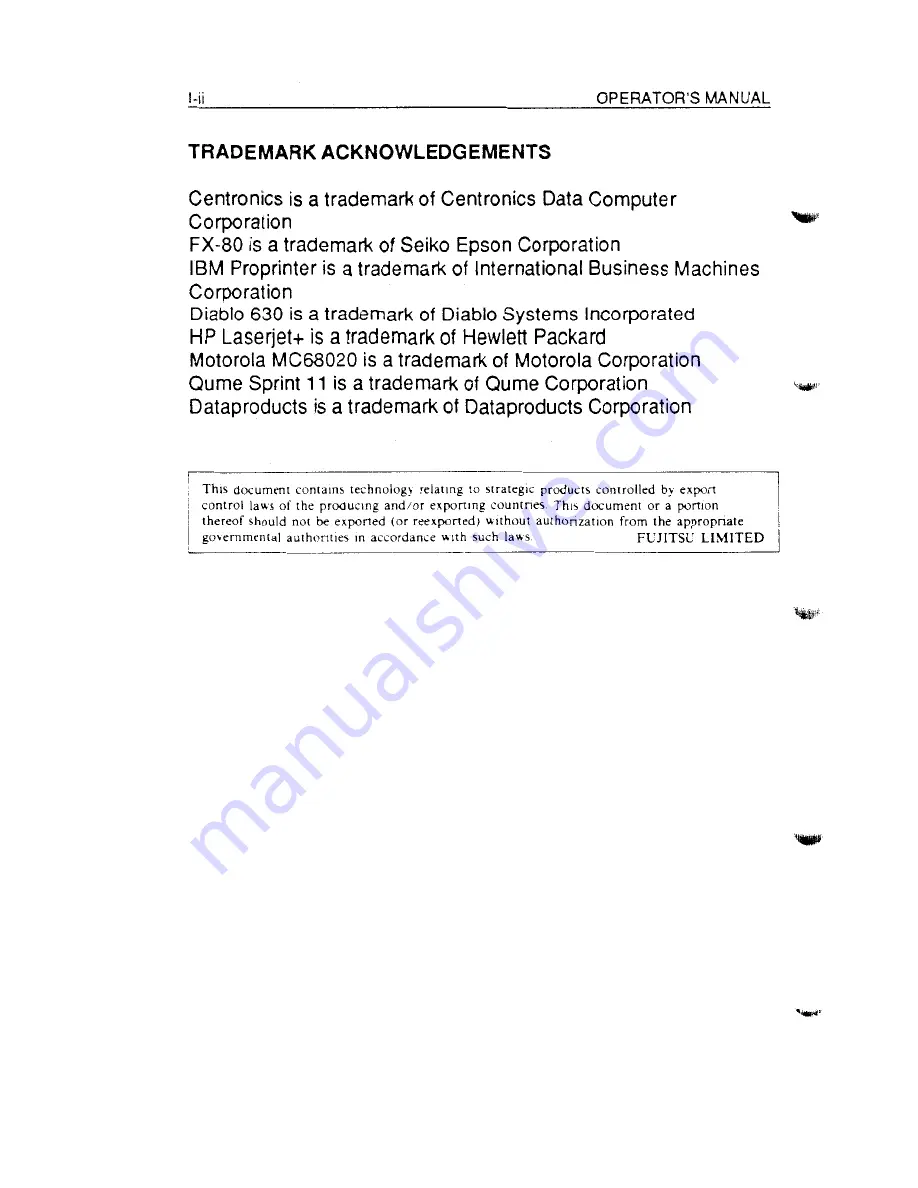 Fujitsu RX7300E Operator'S Manual Download Page 4