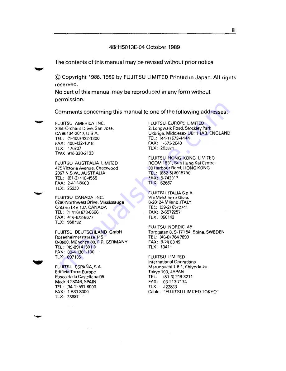 Fujitsu RX7300E Operator'S Manual Download Page 65