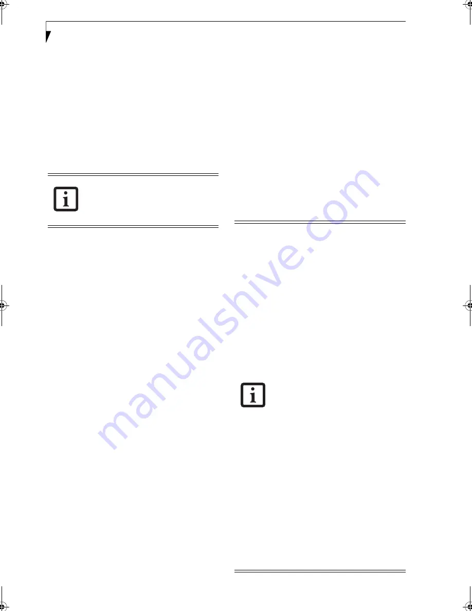 Fujitsu S7211 - LifeBook - Core 2 Duo GHz User Manual Download Page 42