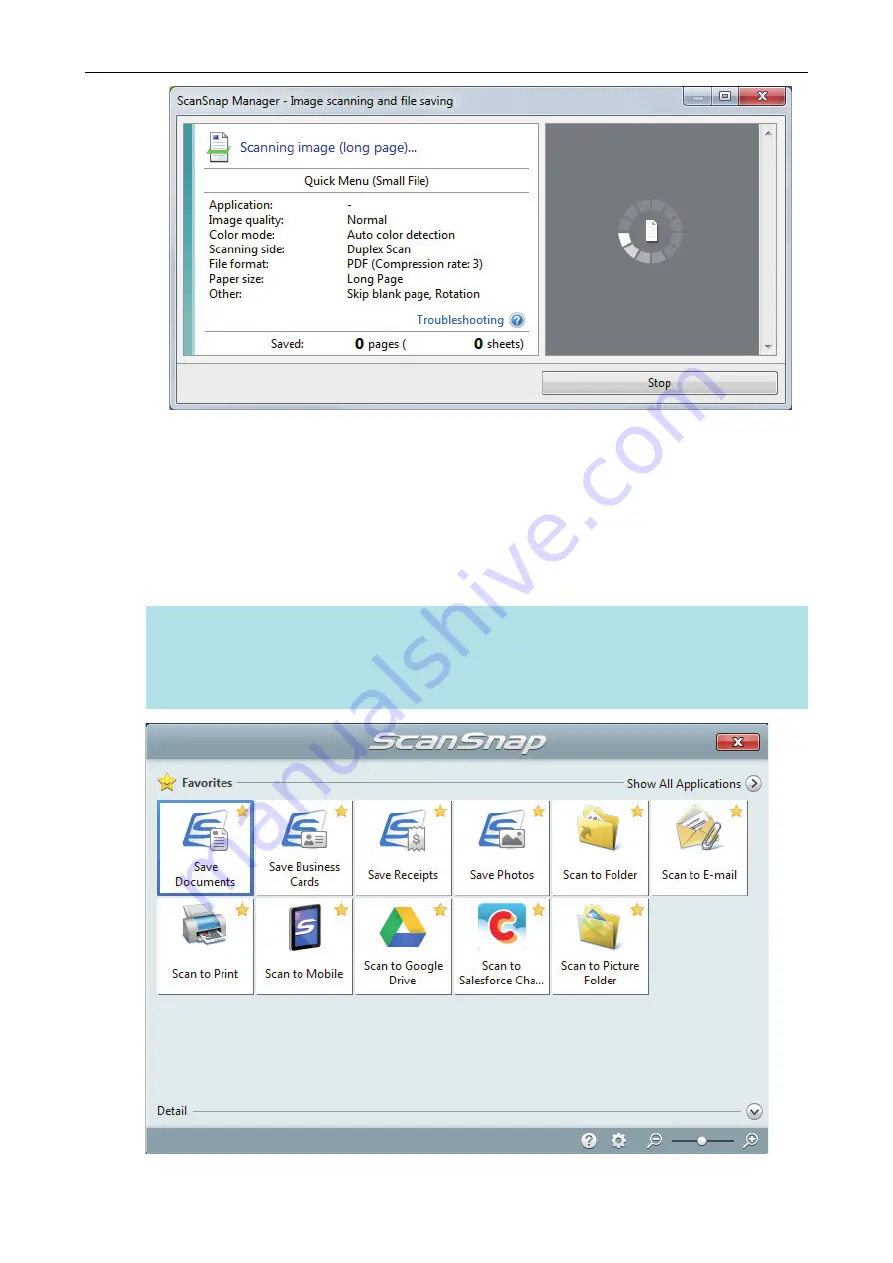 Fujitsu ScanSnap iX100 Basic Operation Manual Download Page 308