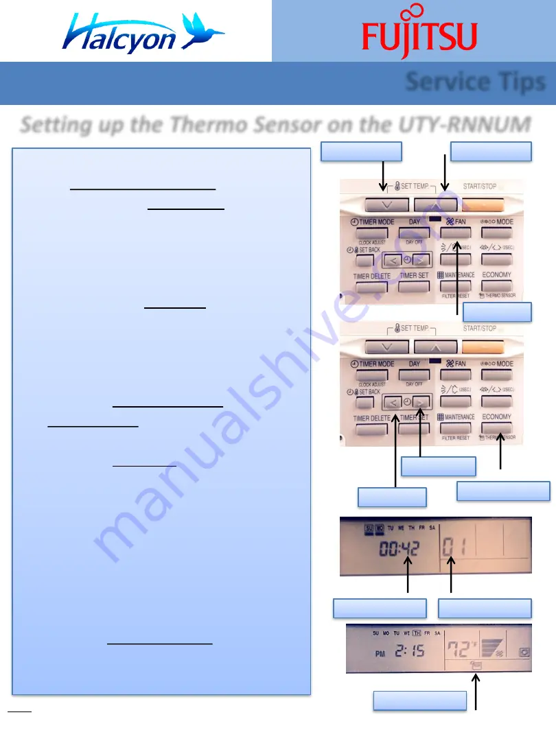 Fujitsu UTY-LNHUM Service Tips Download Page 1