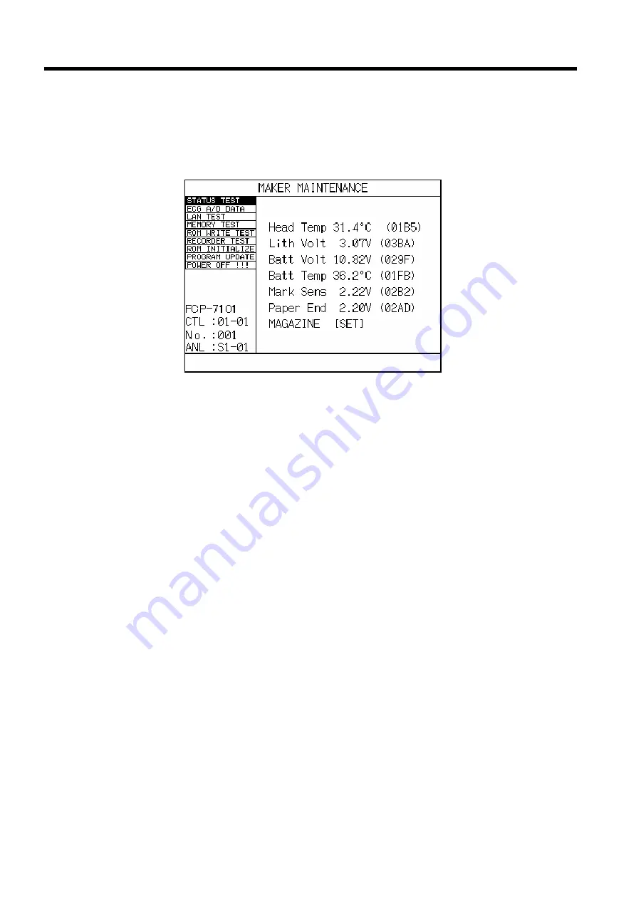 Fukuda Denshi FCP-7101 Service Manual Download Page 48