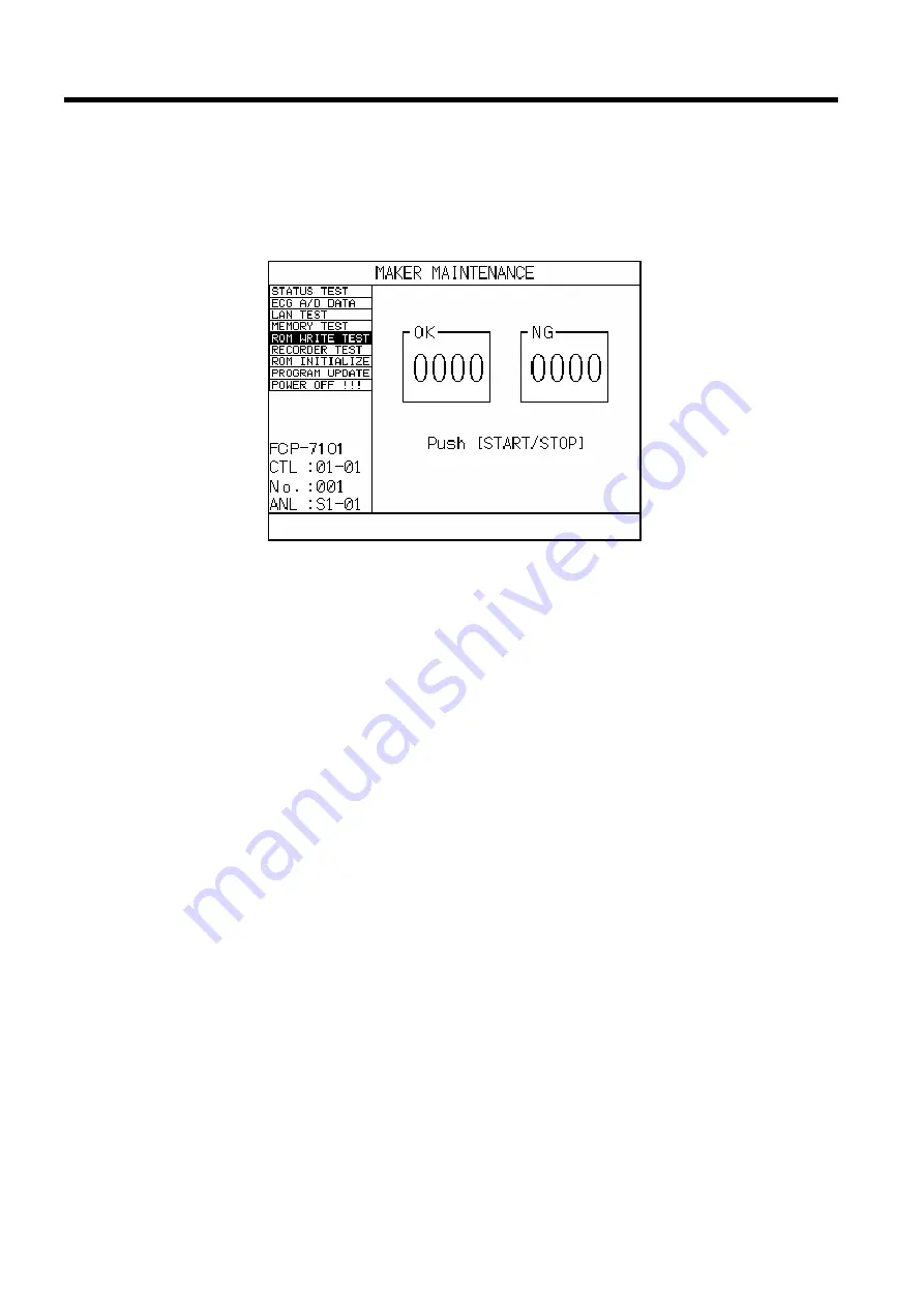 Fukuda Denshi FCP-7101 Service Manual Download Page 52