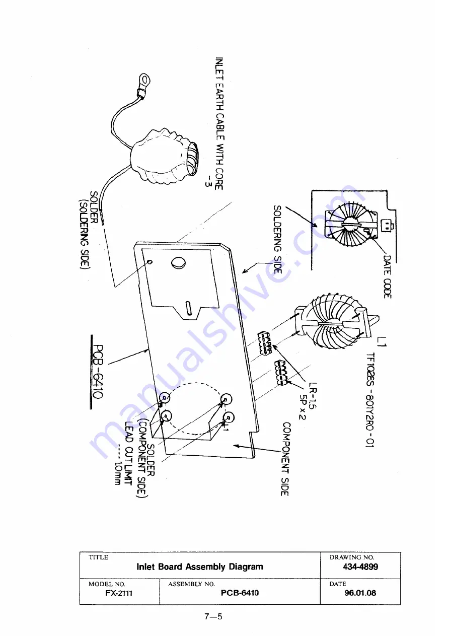 Fukuda Denshi FX-2111 Service Manual Download Page 83