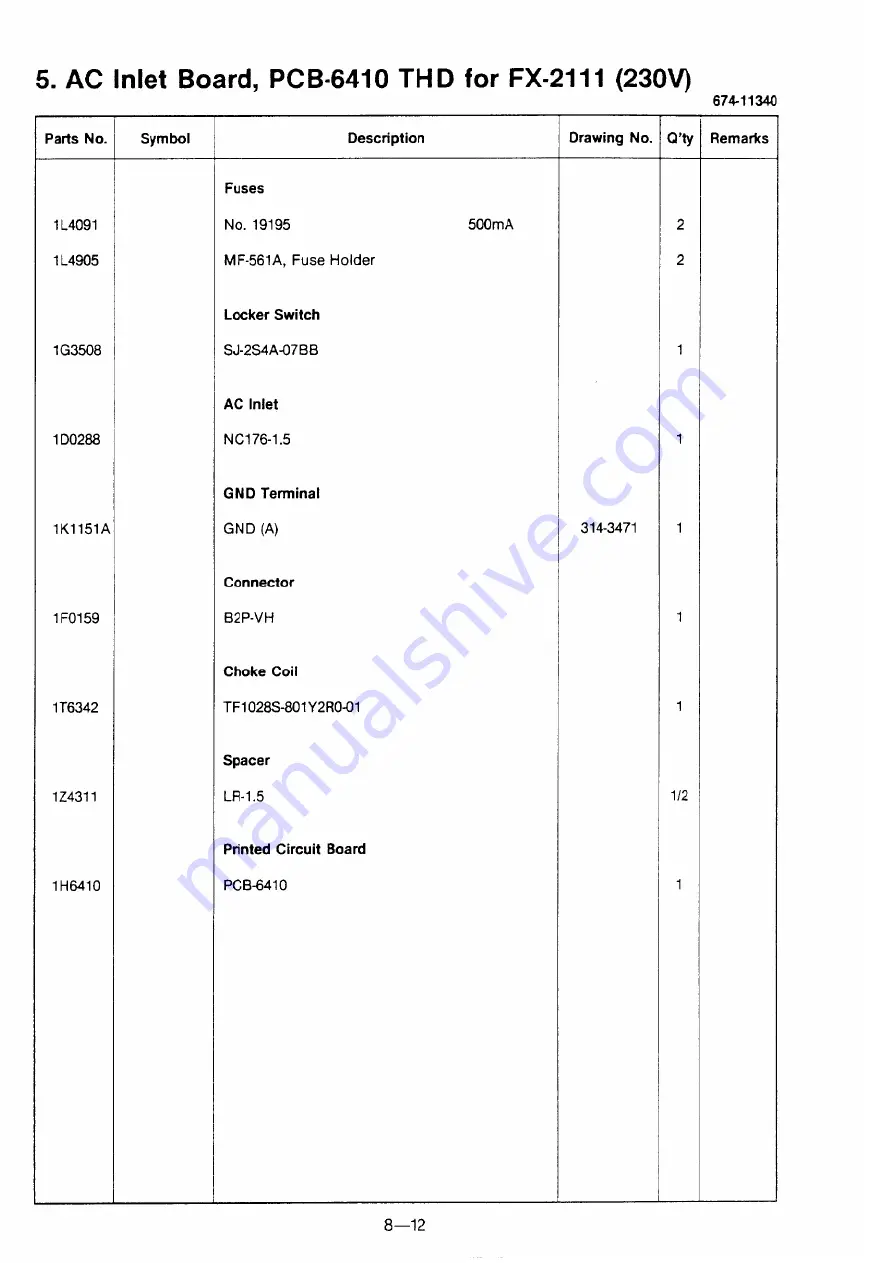 Fukuda Denshi FX-2111 Service Manual Download Page 96