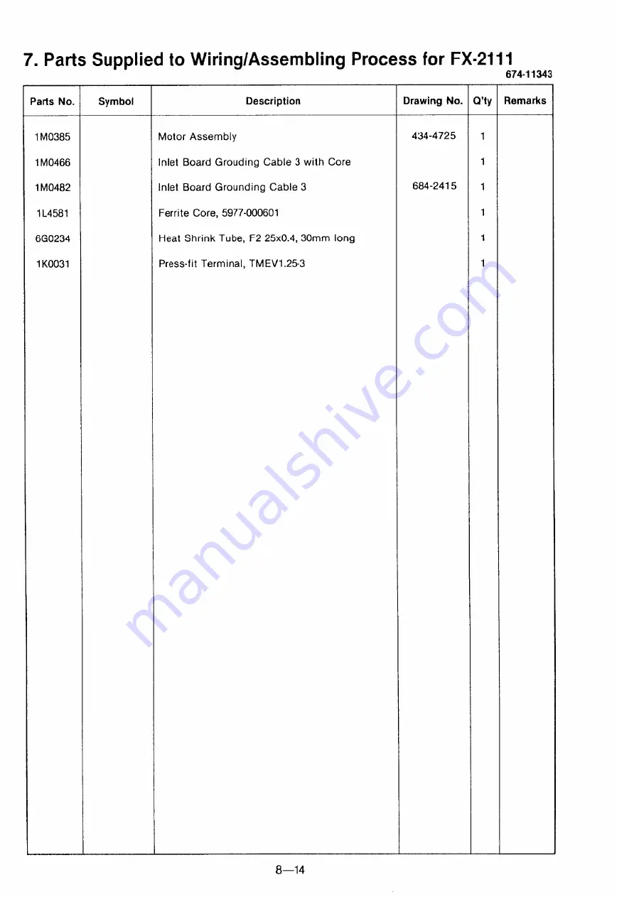 Fukuda Denshi FX-2111 Service Manual Download Page 98