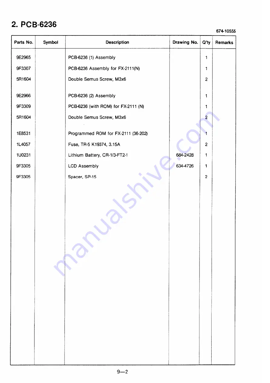 Fukuda Denshi FX-2111 Service Manual Download Page 101