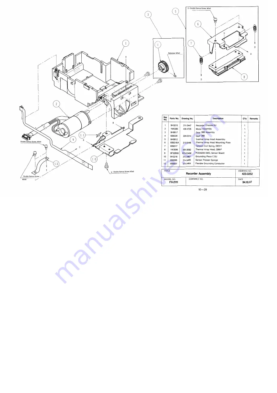 Fukuda Denshi FX-2111 Service Manual Download Page 122