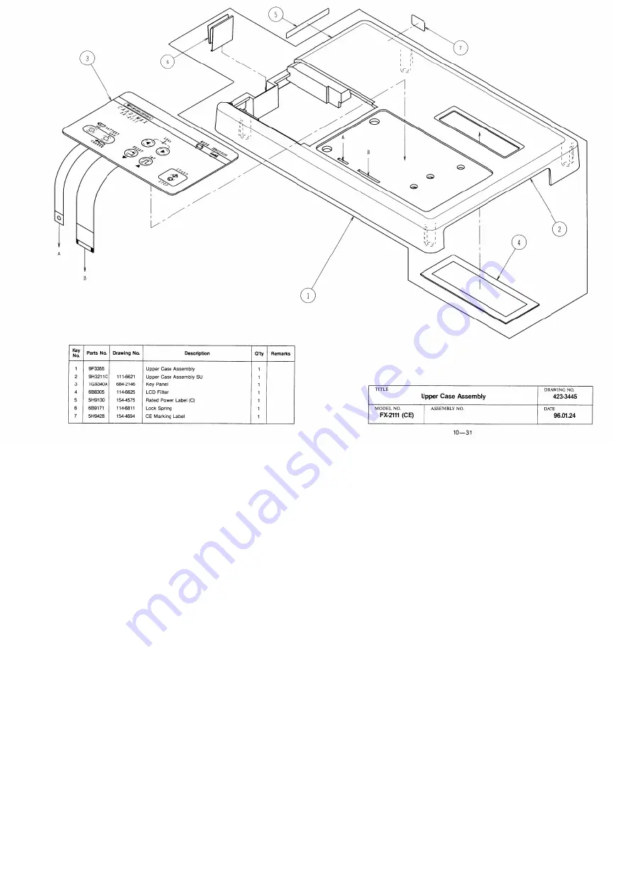 Fukuda Denshi FX-2111 Service Manual Download Page 123