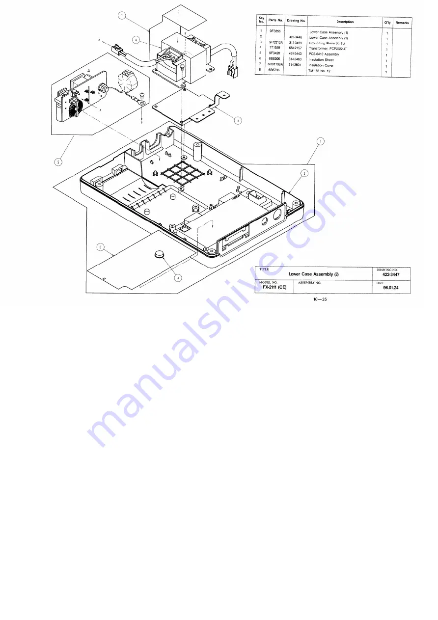 Fukuda Denshi FX-2111 Service Manual Download Page 125