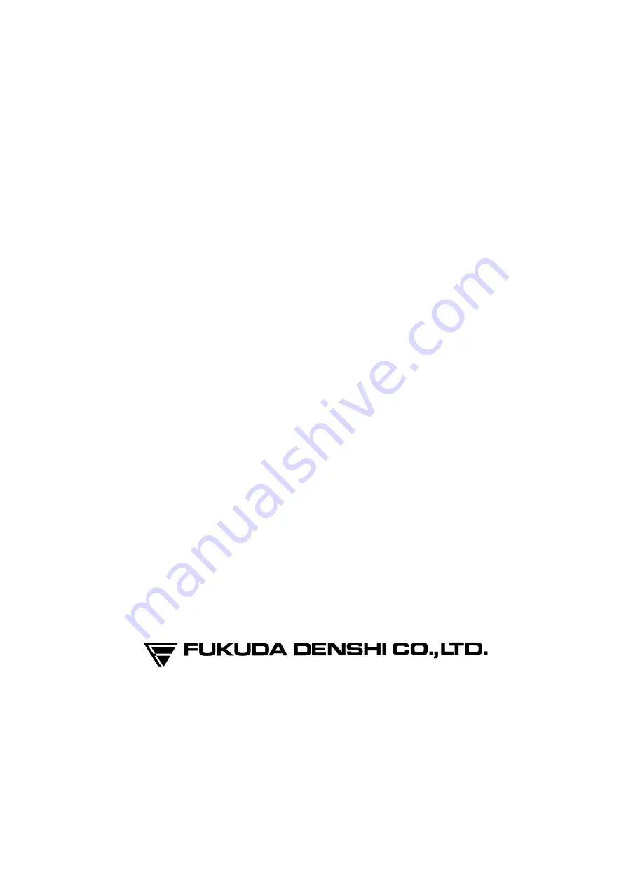 Fukuda Denshi HC-530 Service Manual Download Page 202