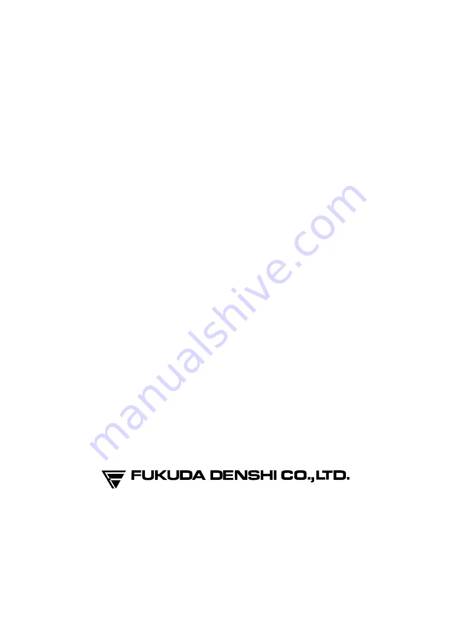 Fukuda Denshi VaSera VS-1500 Service Manual Download Page 216