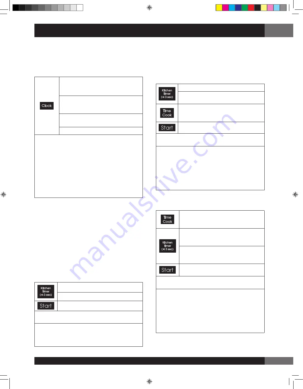 Fulgor Milano F4OTR30S1 Use & Care Manual Download Page 49