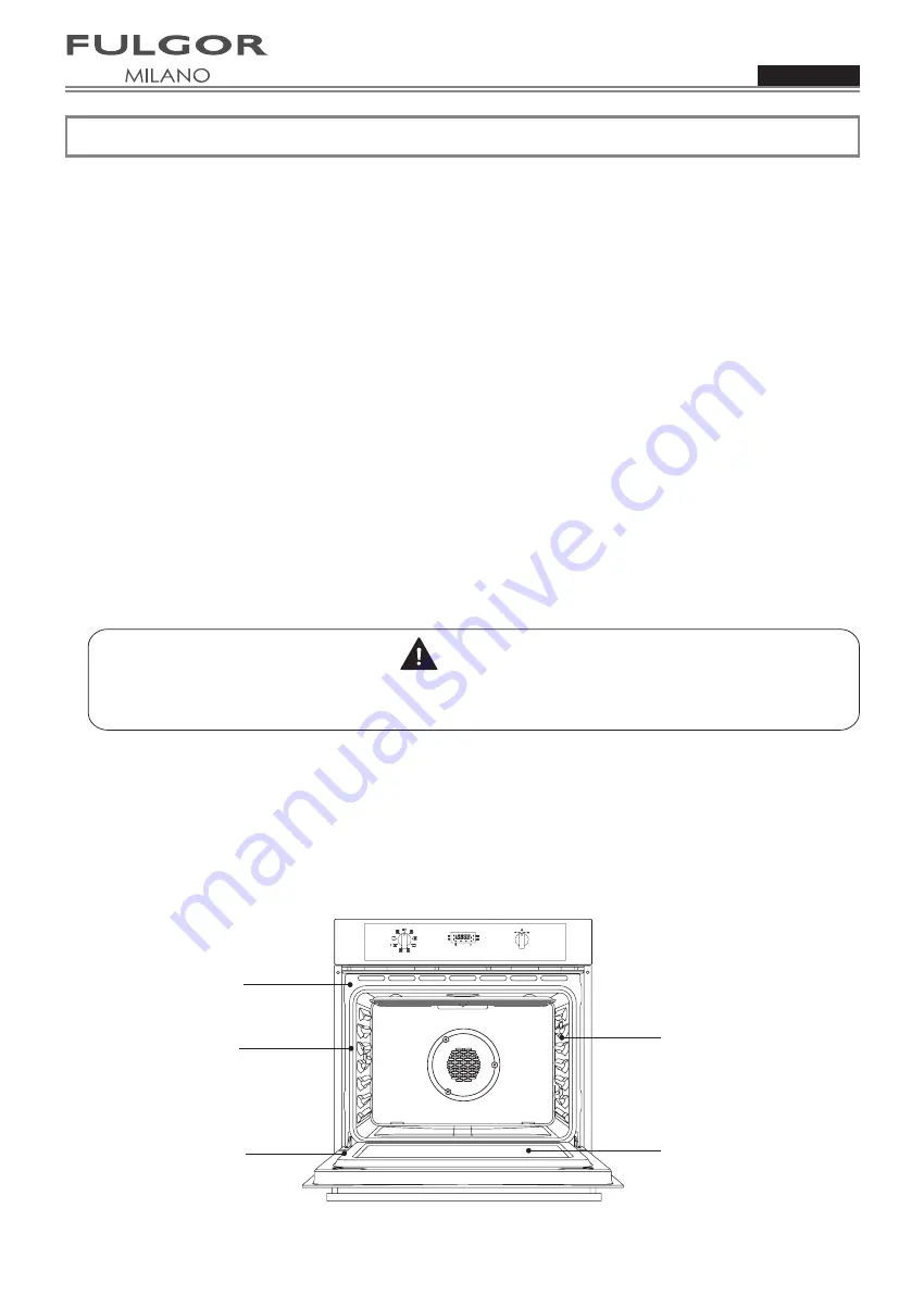 Fulgor Milano F4SP30 1 Use & Care Manual Download Page 23