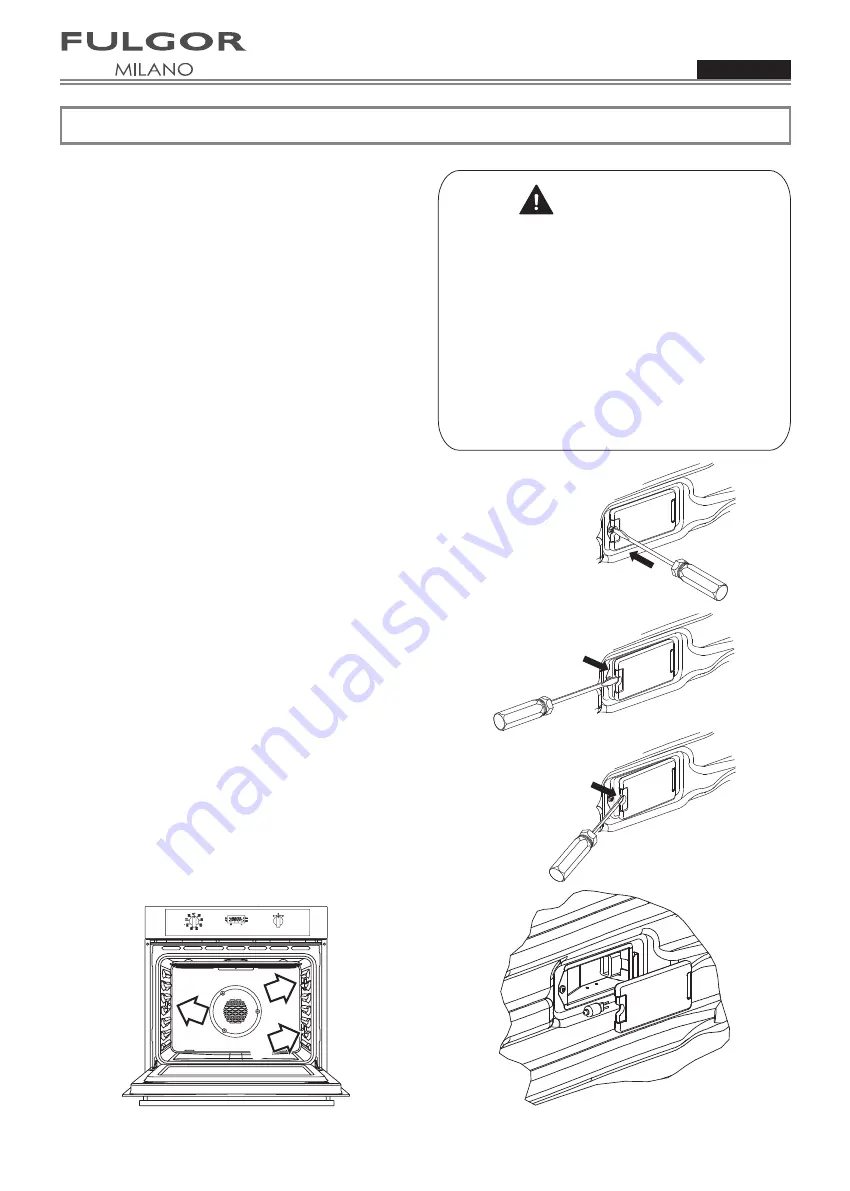 Fulgor Milano F4SP30 1 Use & Care Manual Download Page 89