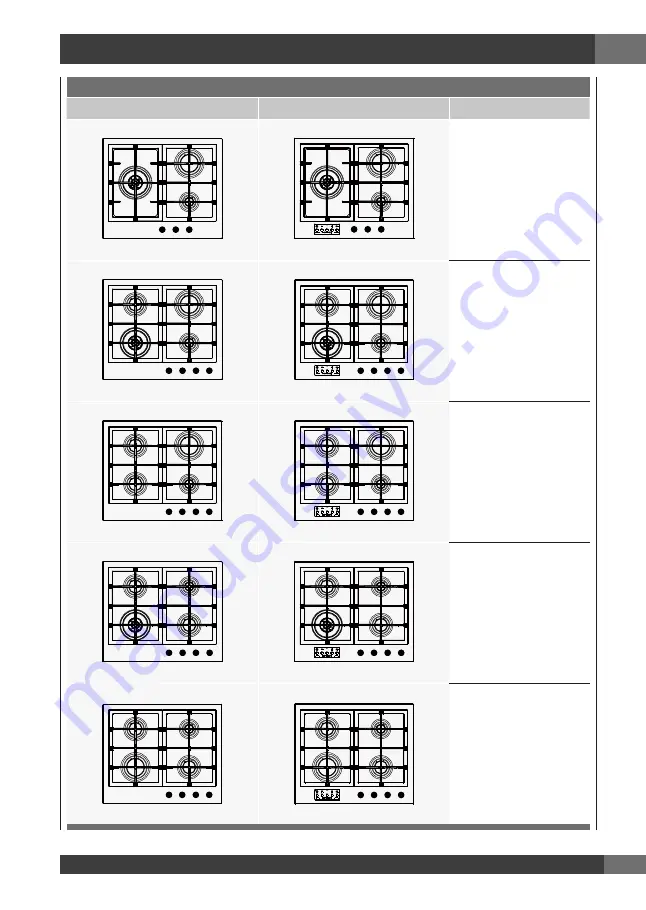 Fulgor Milano FCLH 604 G T WK BK Installation - Use - Maintenance Download Page 27