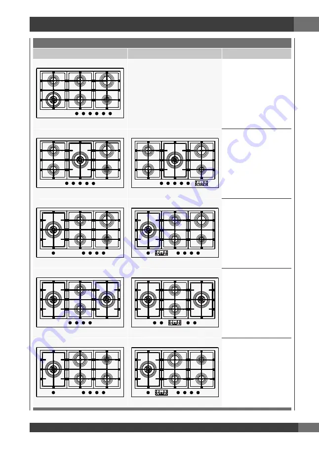 Fulgor Milano FCLH 604 G T WK BK Installation - Use - Maintenance Download Page 43