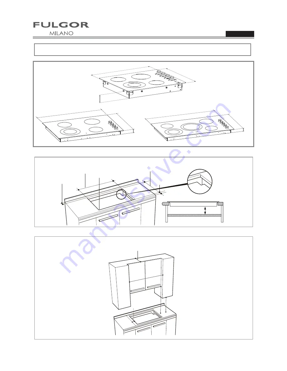 FULGOR F3RK30 Installation Instructions Manual Download Page 4