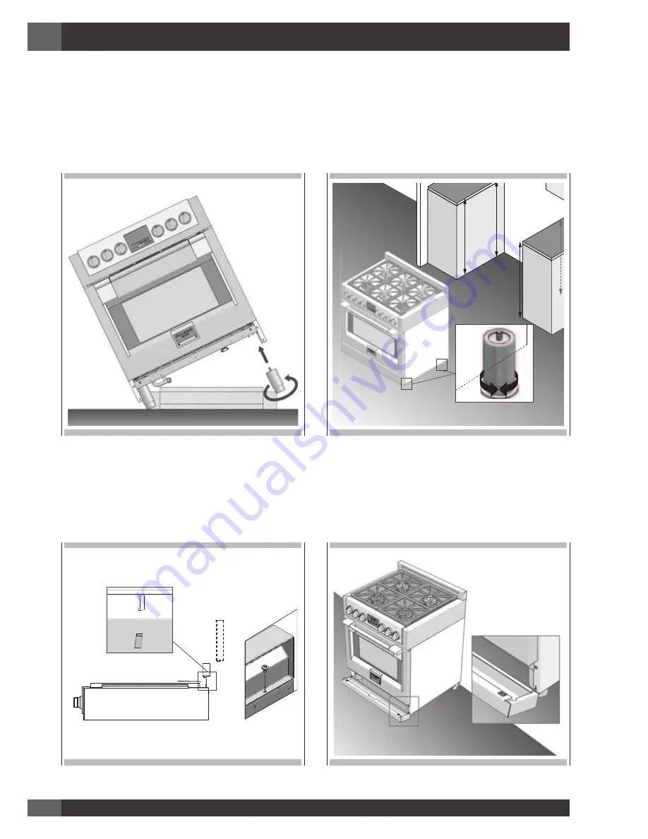 FULGOR f6pgr366s1 Installation Instructions Manual Download Page 12